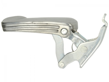 Fußraste links - PIAGGIO - Vespa GT/GTL/GTS/GTV/HPE 125-300 ccm (ab Bj. 2003) - silber/zink